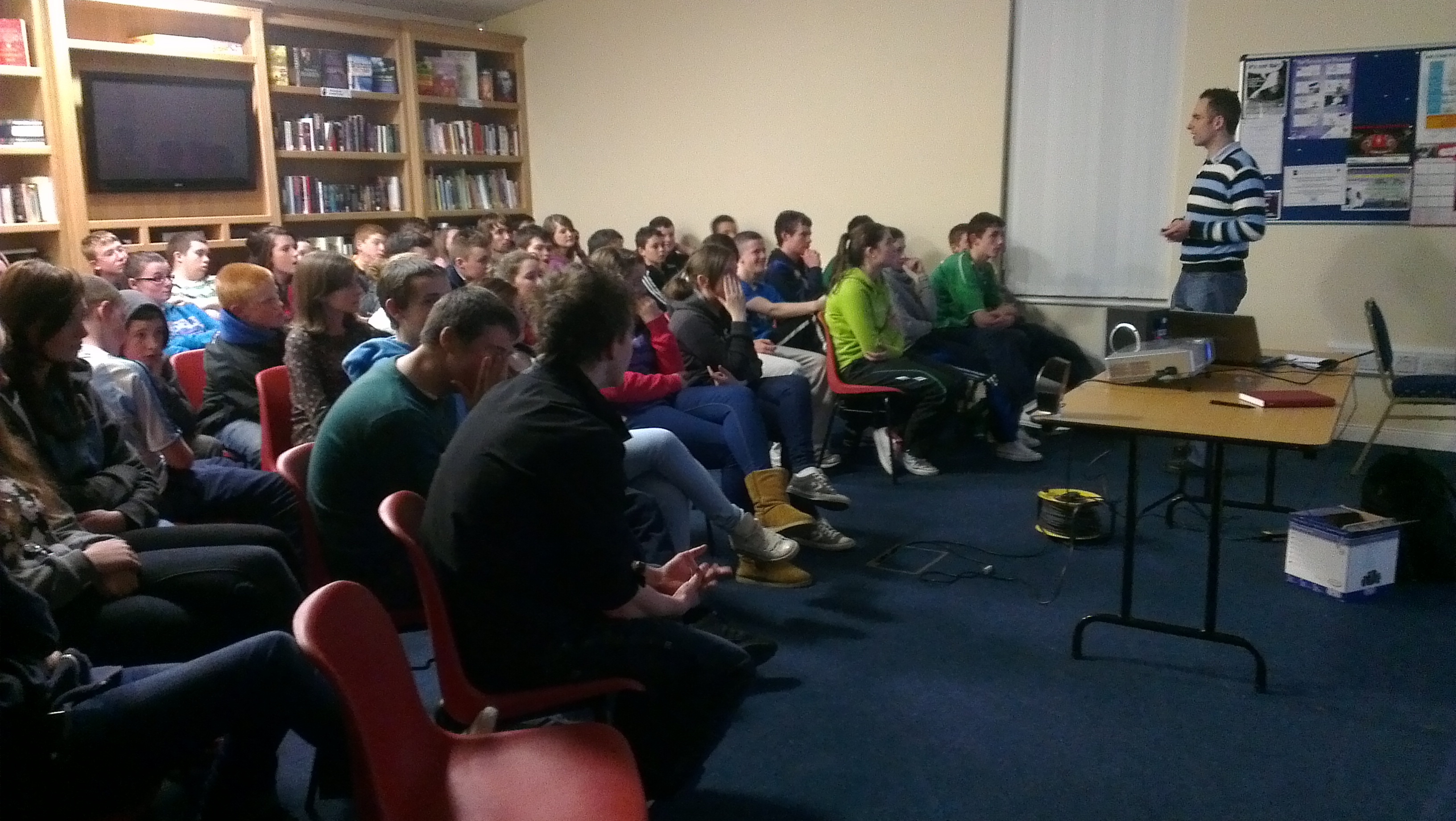 Niall Mulrine talks about Cyber-bullying tips in Magheraroarty